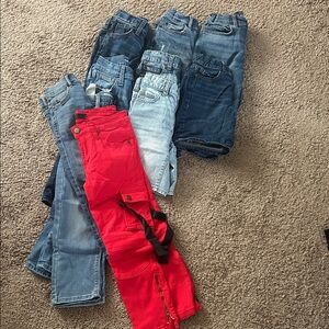 The Children's Place Kids Jeans - Red, Light Blue, Dark Blue